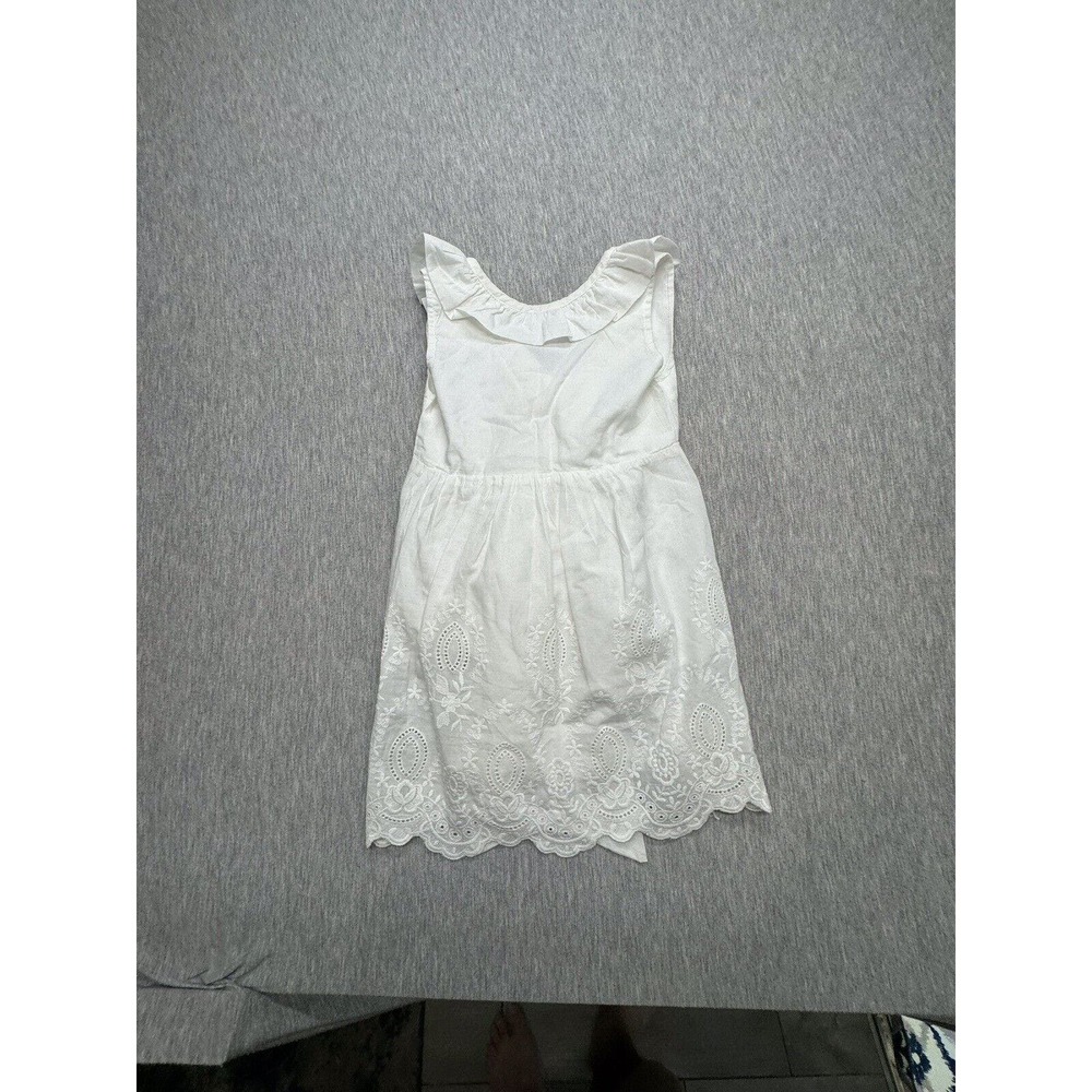 HURAVE Dress 4,‎ White Eyelet Ruffle Summer, Wedding